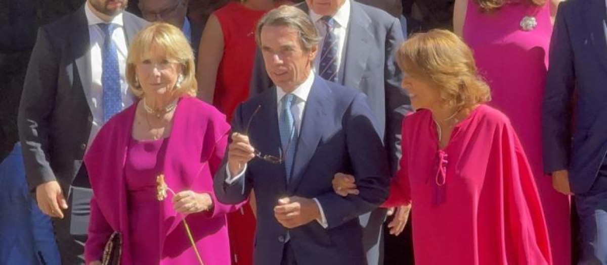 La boda que ha llevado a Aznar, Ana Botella y Esperanza Aguirre hasta Ferrol