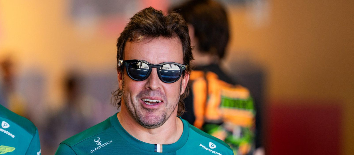 Fernando Alonso, en el Gran Premio de España