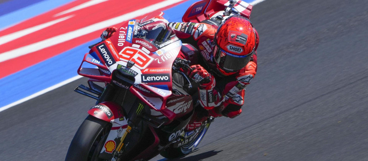 Marc Márquez, en el Gran Premio de San Marino