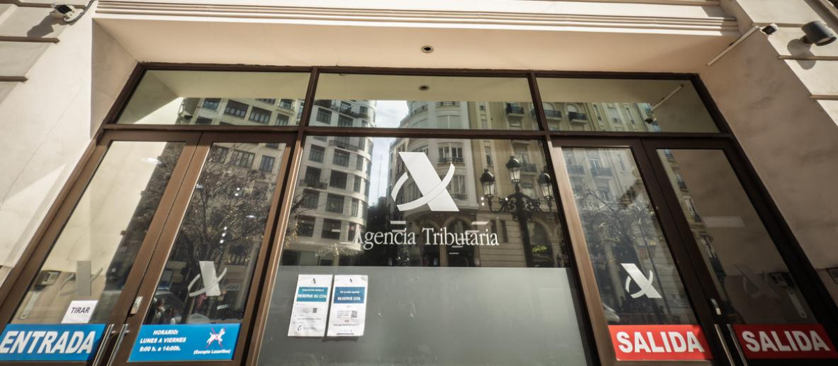 Oficina de la Agencia Tributaria en Valencia.