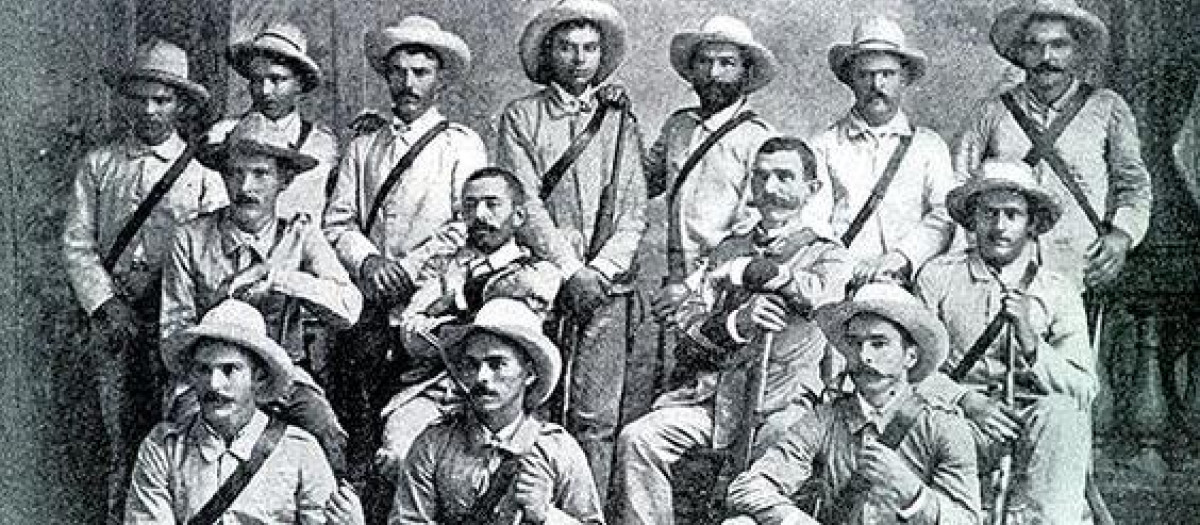 Voluntarios durante las guerras de independencia de Cuba