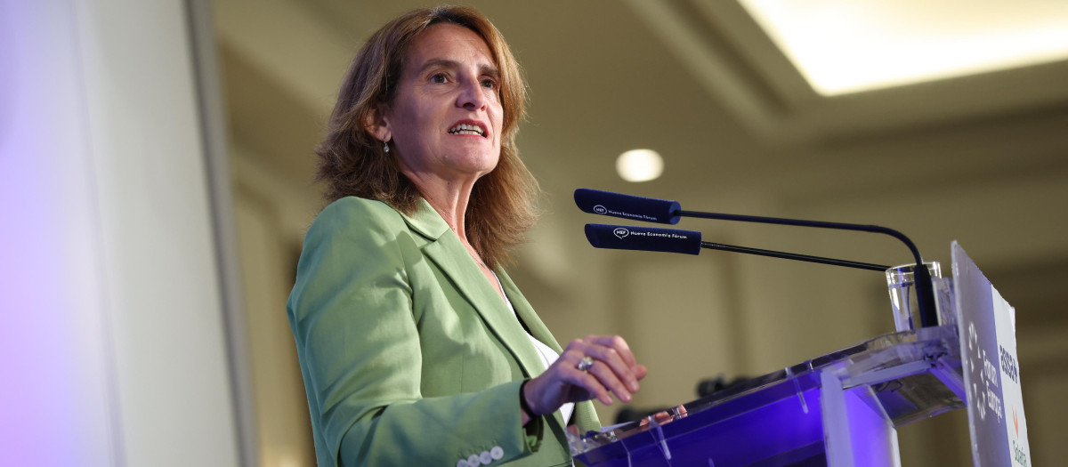 La vicepresidenta ejecutiva primera de la Comisión Europea para una Transición Limpia, Justa y Competitiva, Teresa Ribera