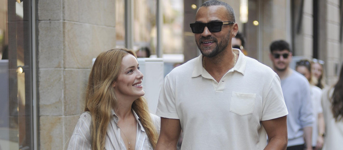 Alejandra Onieva and Jesse Williams In Fashion District, Milan, Italy - 04 Sep 2025