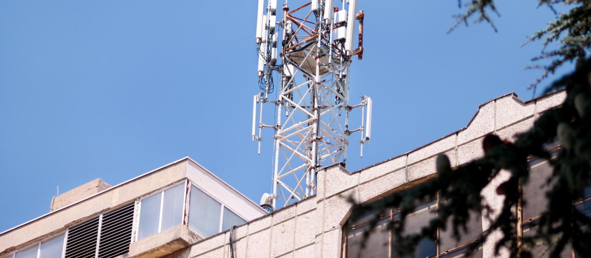 Imagen de recurso de una antena de telefonía
