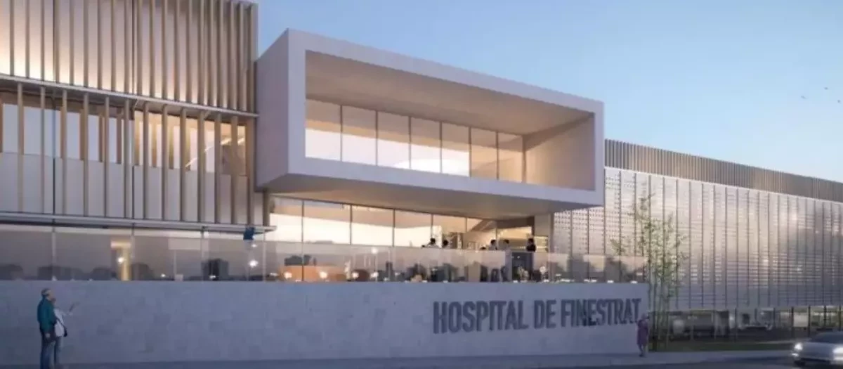 Render del nuevo Hospital de Finestrat