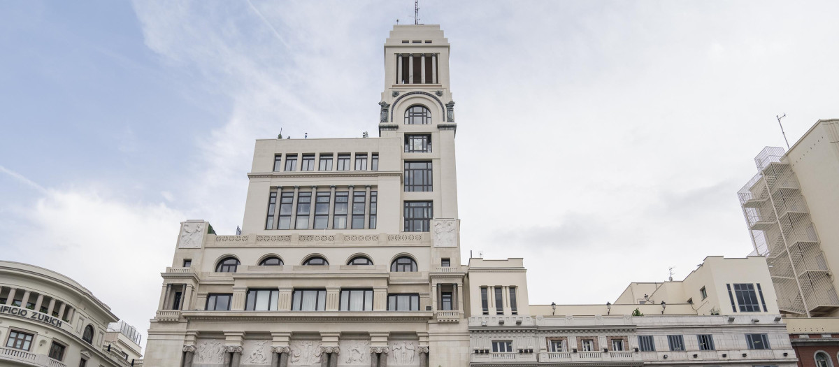 Fachada del Círculo de Bellas Artes