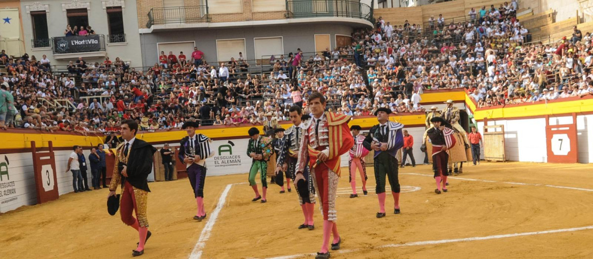 Imagen de archivo de la Plaza de Toros de Algemesí, en Valencia