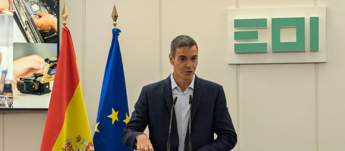 El presidente del Gobierno, Pedro Sánchez