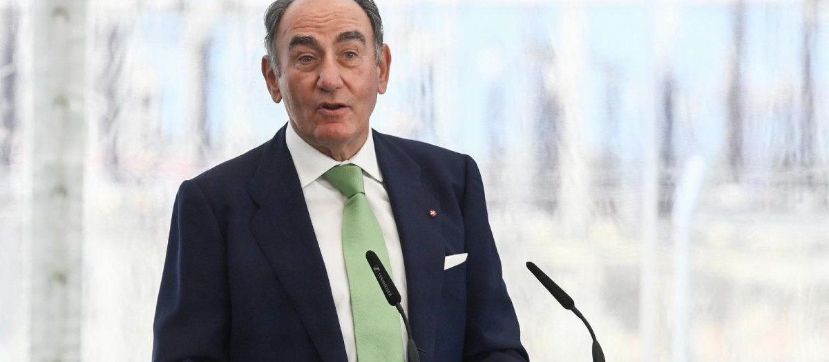 Imagen tomada este martes del presidente de Iberdrola, Ignació Galán, en Torrent, Valencia