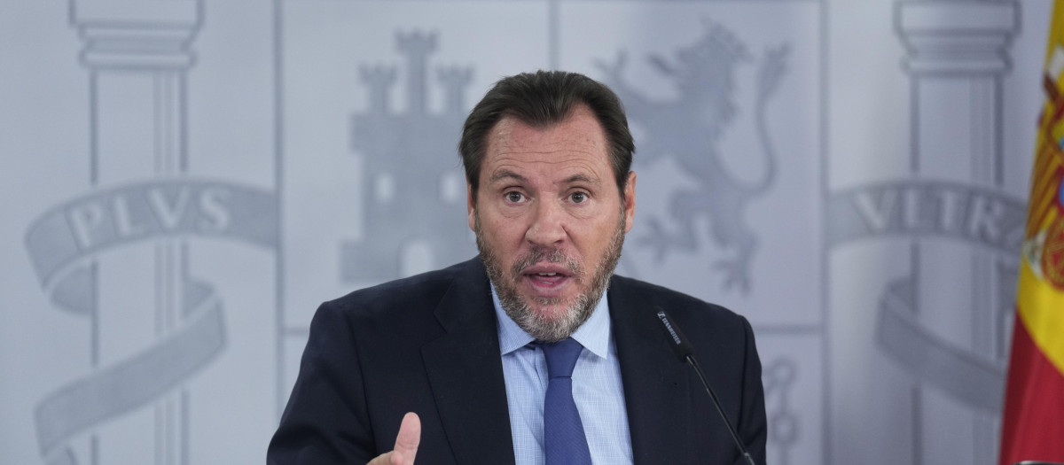 El ministro de Transportes, Óscar Puente