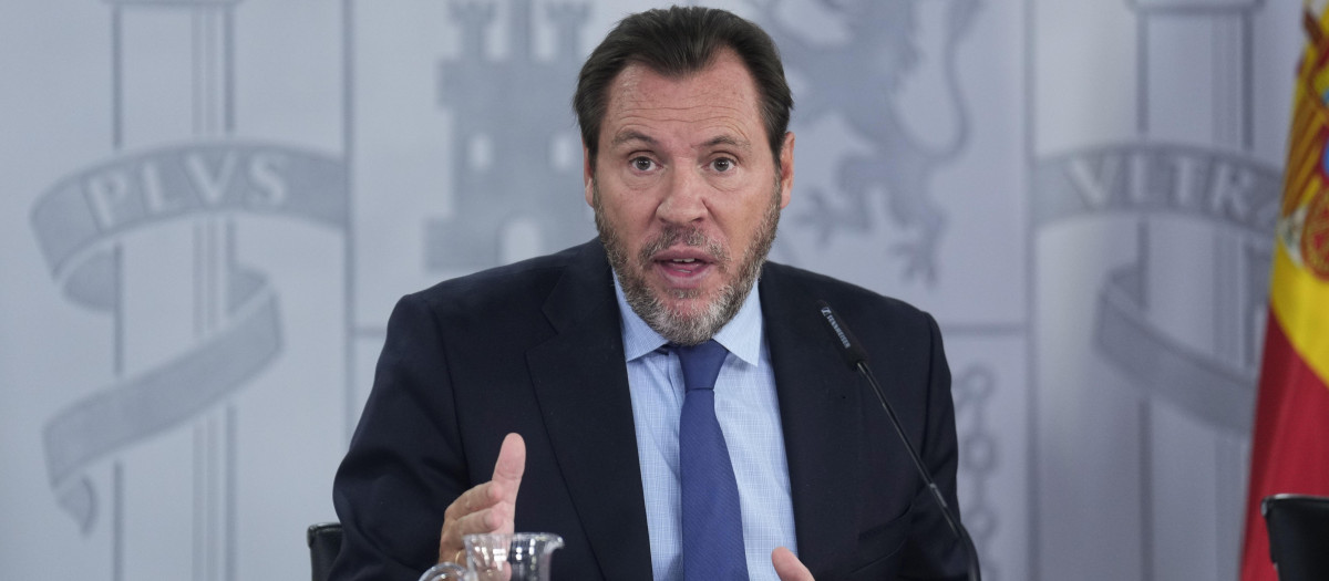 El ministro de Transportes, Óscar Puente