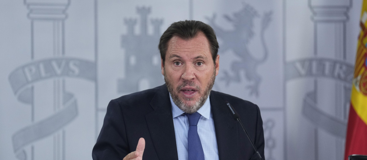 El ministro de Transportes, Óscar Puente