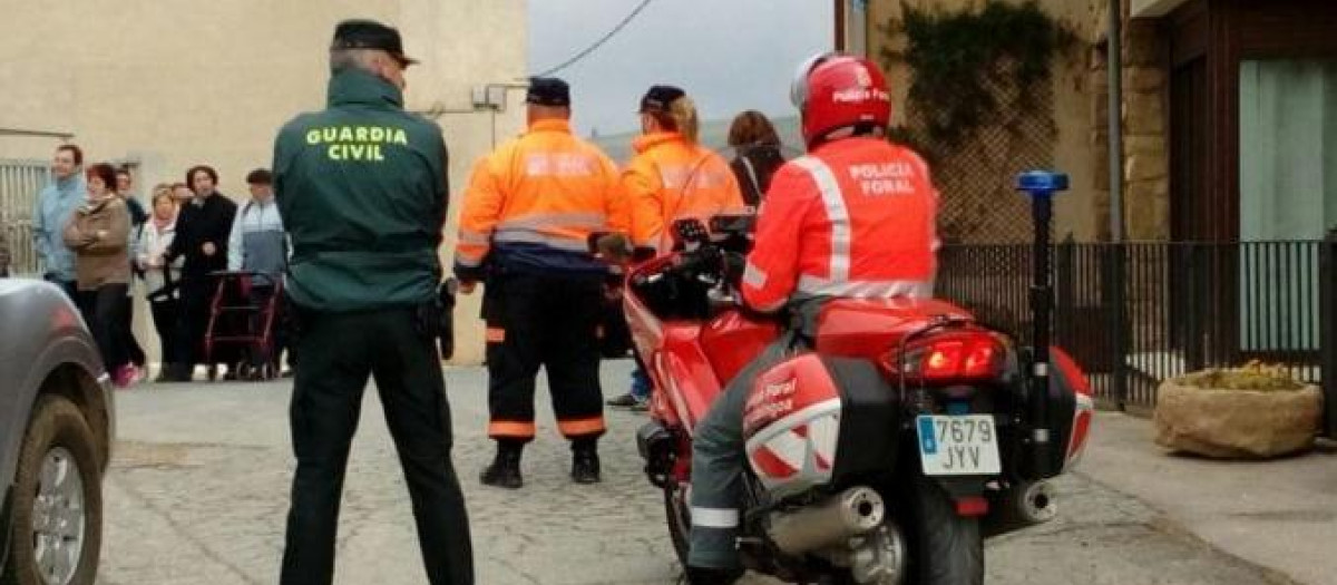 La Guardia Civil y la Policía Foral lleva tiempo trabajando juntos