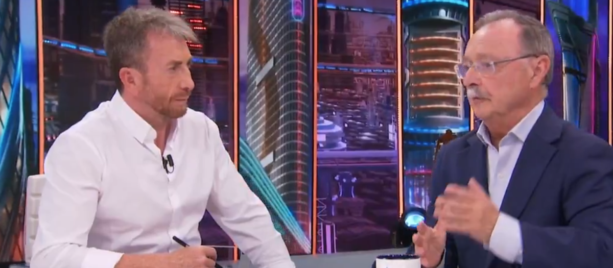 Pablo Motos y Juan José Vivas, este lunes en El Hormiguero