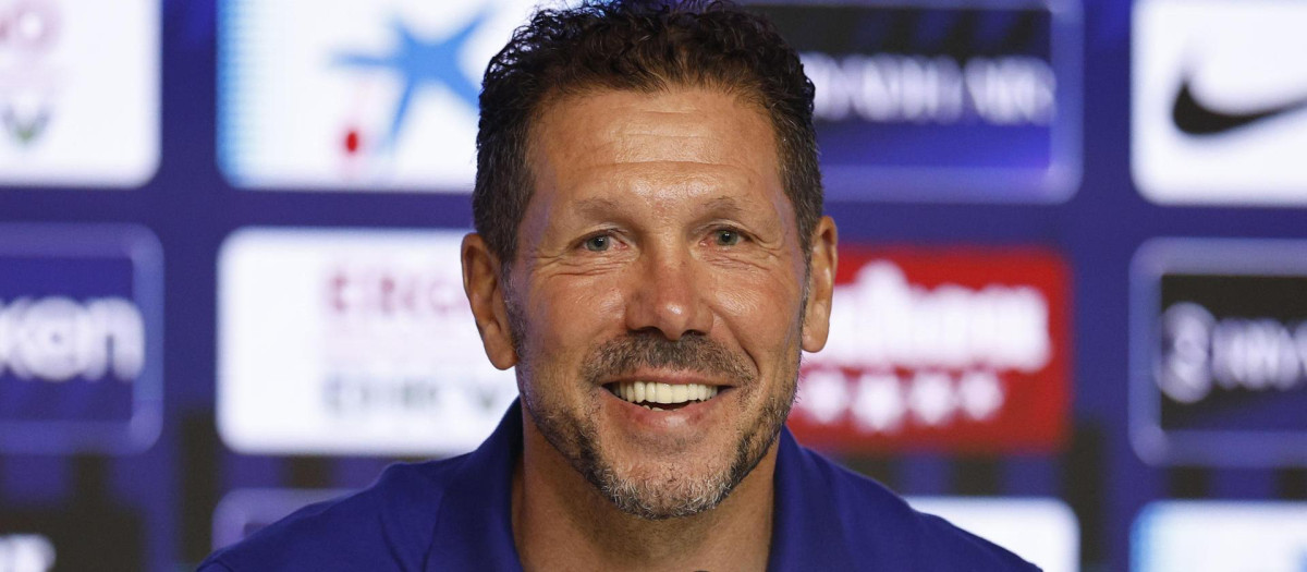 Diego Pablo Simeone, en rueda de prensa