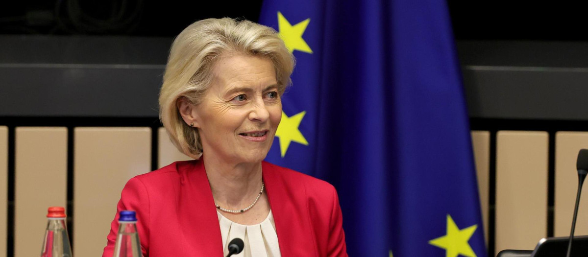 Ursula Von der Leyen, este martes en Estrasburgo (Francia)