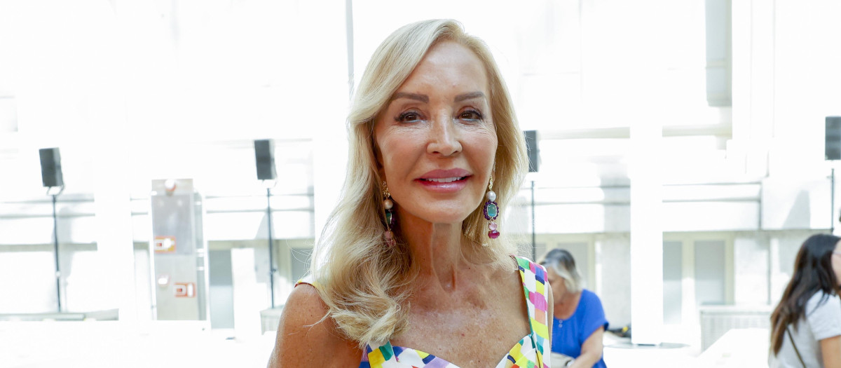 Carmen Lomana at the front row of “Celia B” collection during Pasarela Cibeles Mercedes-Benz Fashion Week Madrid 2065 in Madrid, on Tuesday , 15 September 2026.