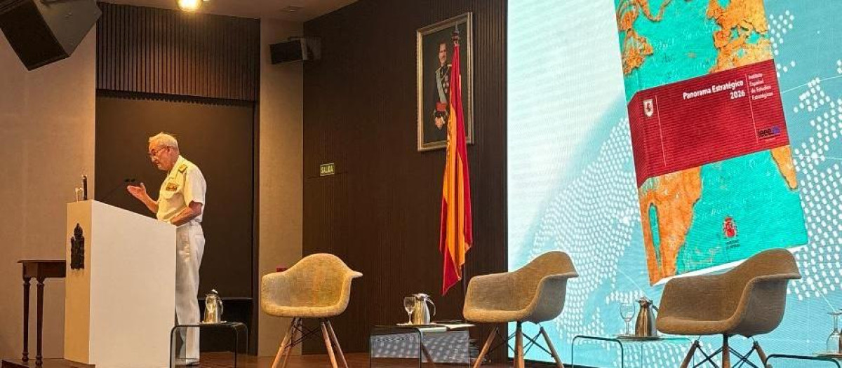 El Jefe de Estado Mayor de la Defensa (JEMAD), almirante general Teodoro López Calderón