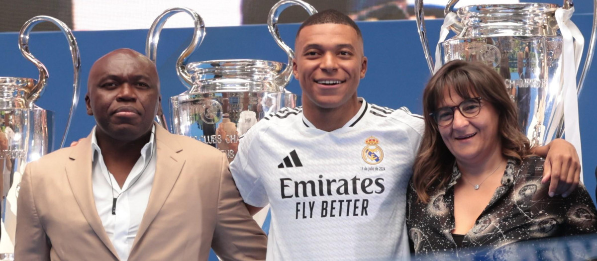 Kylian Mbappé son Wilfried Mbappé y Fayza Lamari