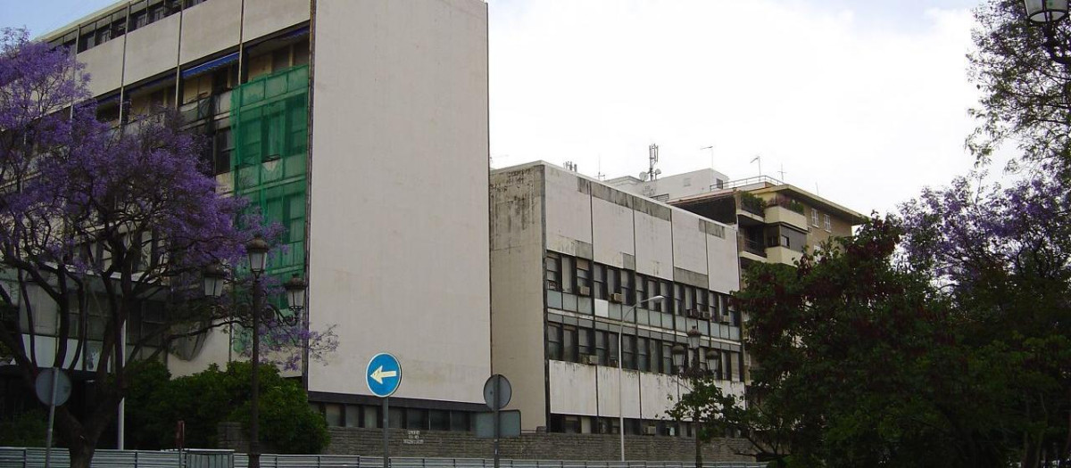 Antigua comisaría de Policía Nacional situada en la plaza de la Gavidia, en pleno centro de Sevilla, en una imagen de archivo