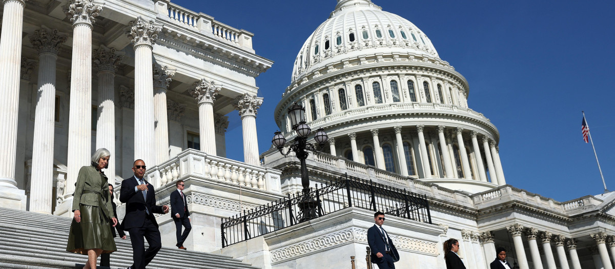 Imagen de la salida del Capitolio de Estados Unidos