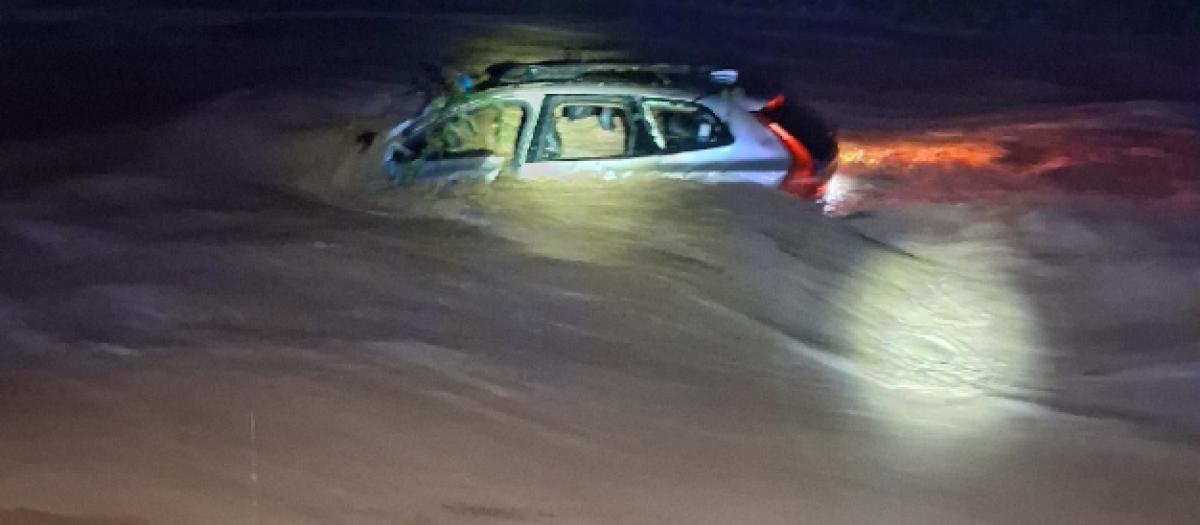 El coche del hombre fallecido en Olivella