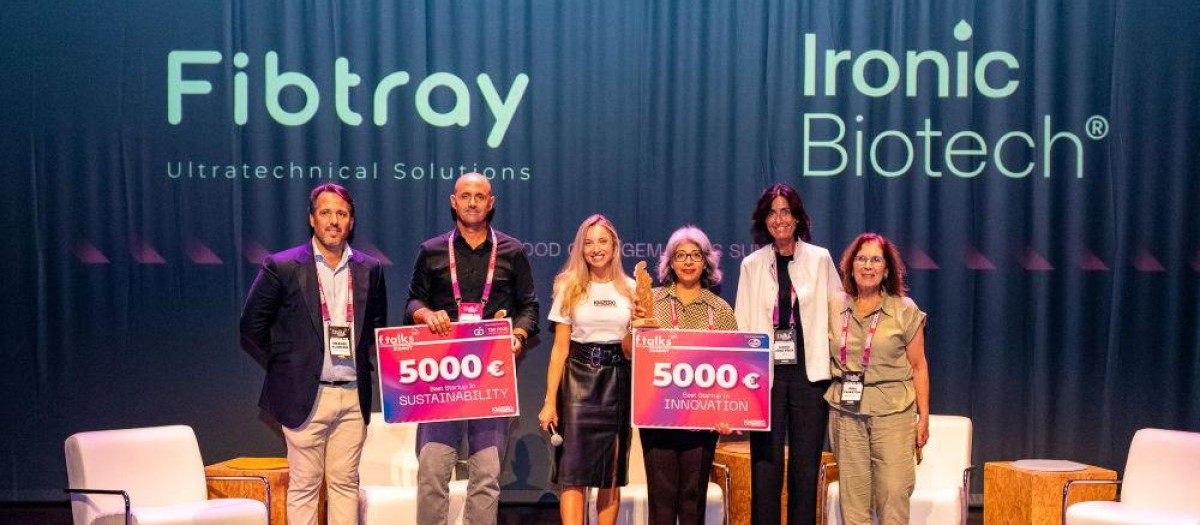 Imagen de las startups valencianas galardonadas en la octava edición de ftalks Food Summit
