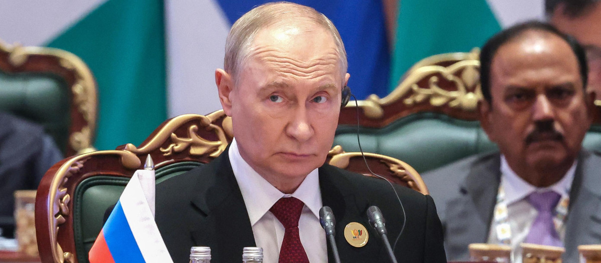 El presidente de Rusia, Vladimir Putin, asiste a la XVIII Cumbre de los BRICS