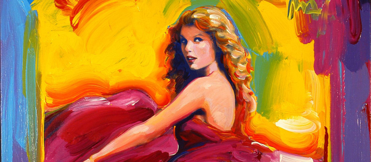 Retrato de Taylor Swift (2010) por Peter Max
