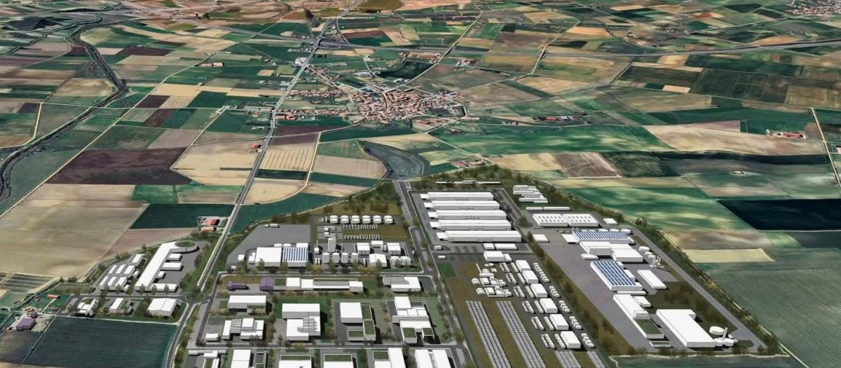 Recreación del Polígono industrial Zamora Norte