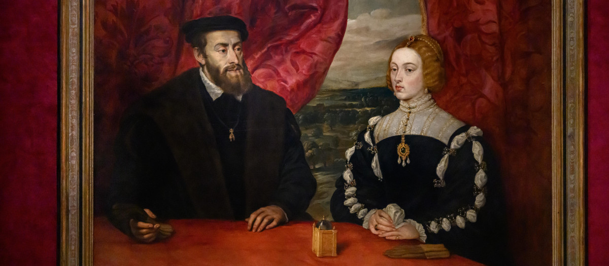 Retrato de los emperadores Carlos V e Isabel de Portugal, de Rubens