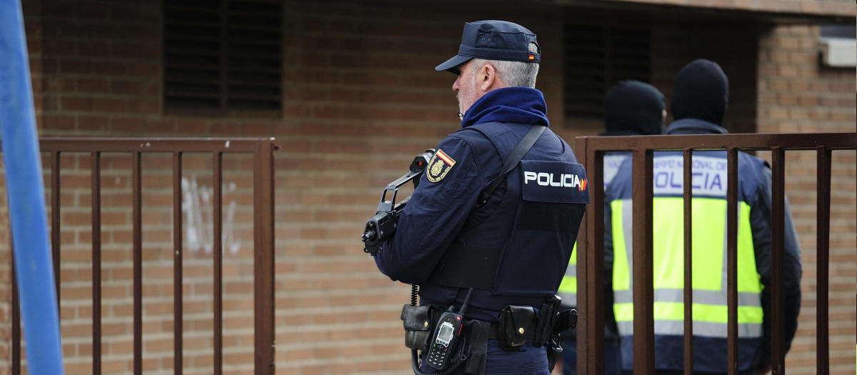 Policía Nacional en Madrid