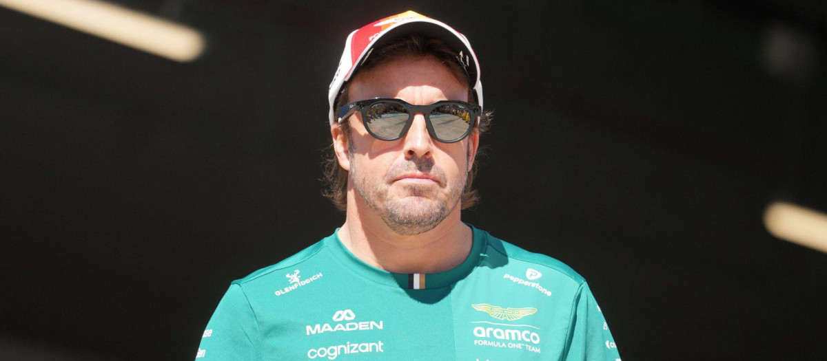 Fernando Alonso, en el Gran Premio de España