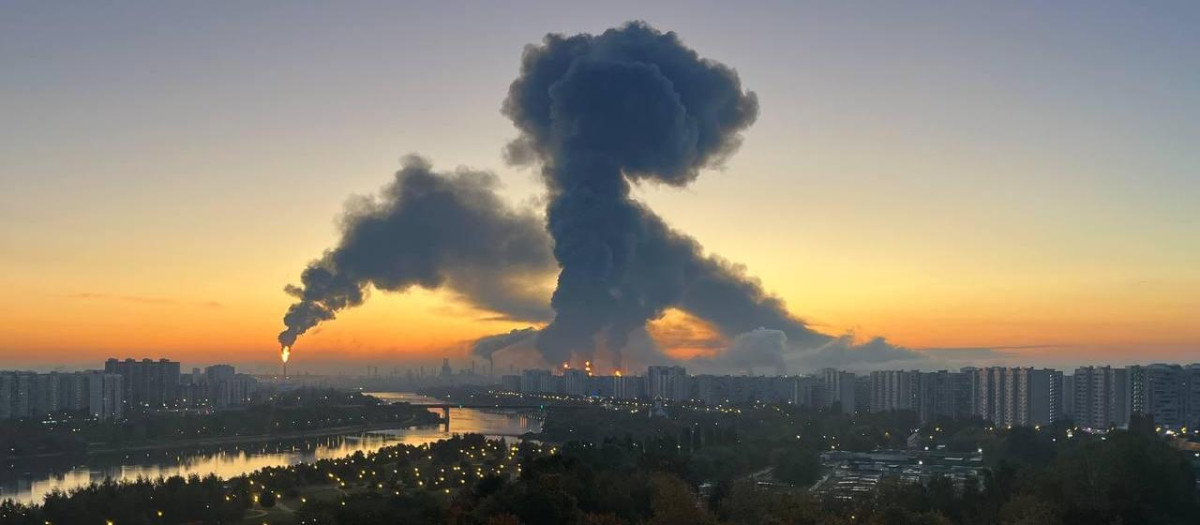 La refinería afectada