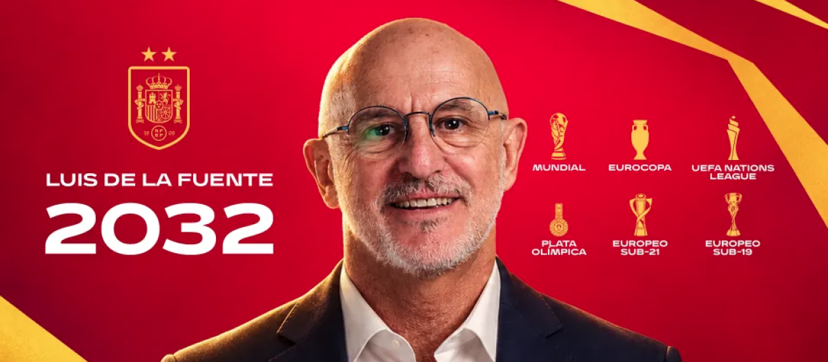 Luis de la Fuente renueva hasta 2032 con la selección española