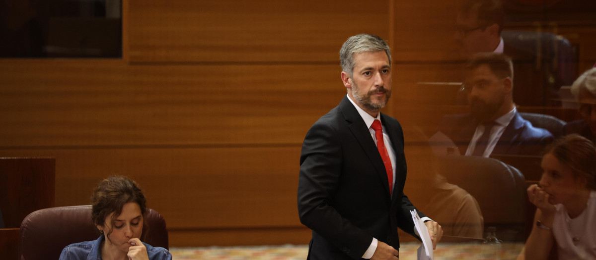 El consejero de Presidencia, Justicia y Administración Local de la Comunidad de Madrid, Miguel Ángel García Martín