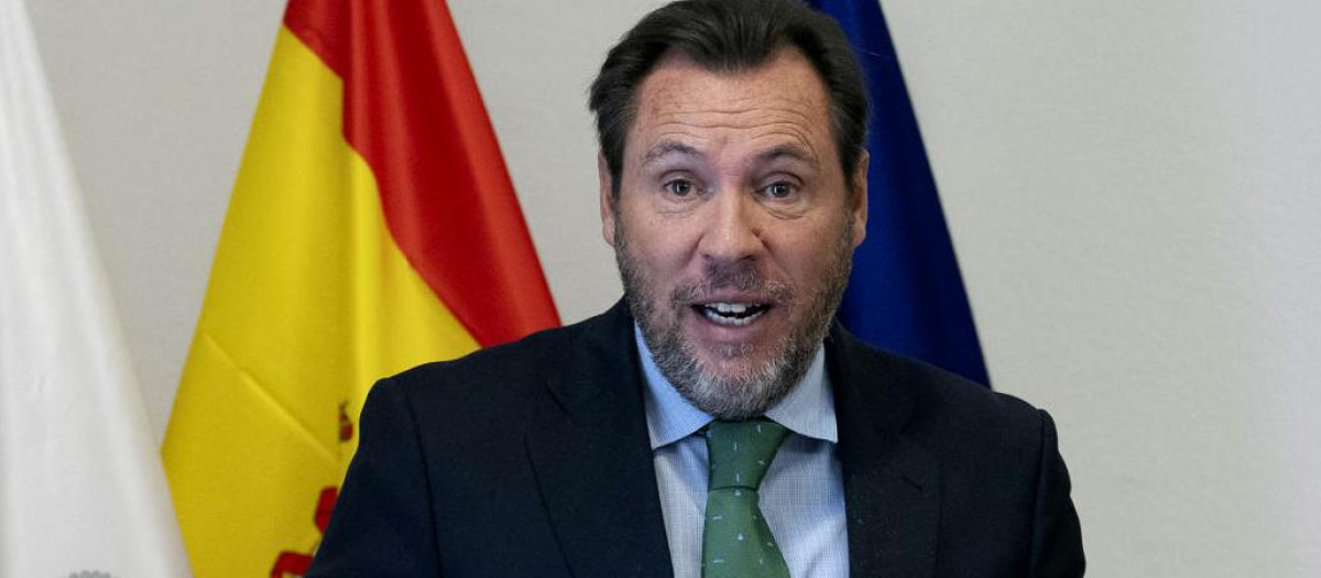 El ministro de Transportes y Movilidad Sostenible, Óscar Puente.