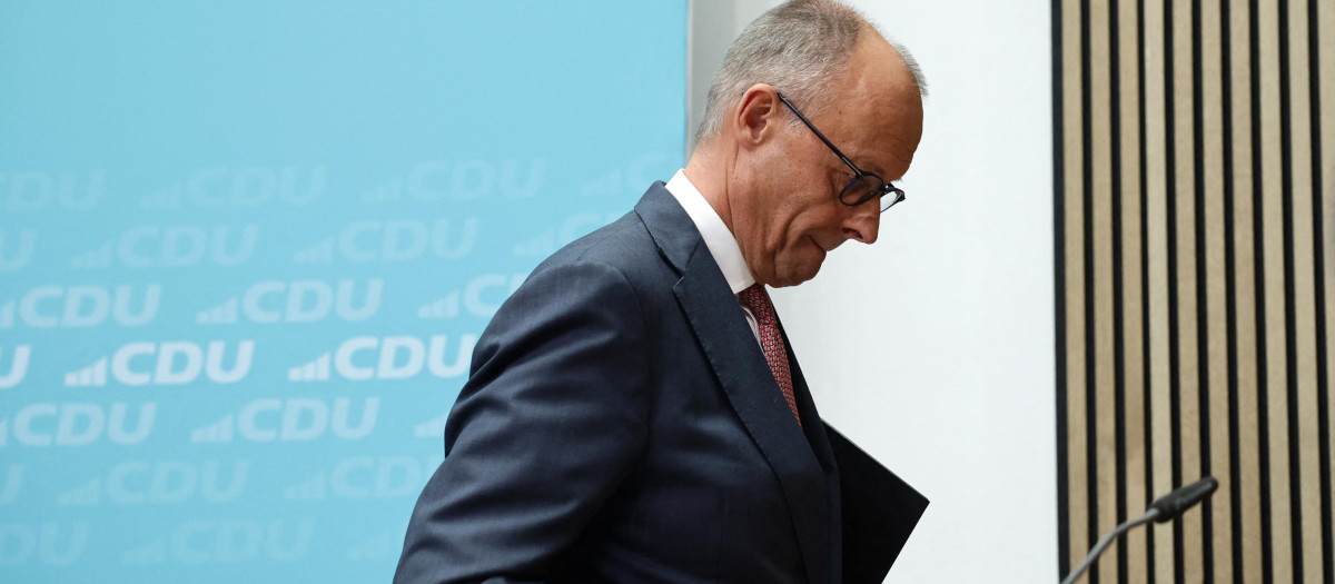 El canciller alemán Friedrich Merz