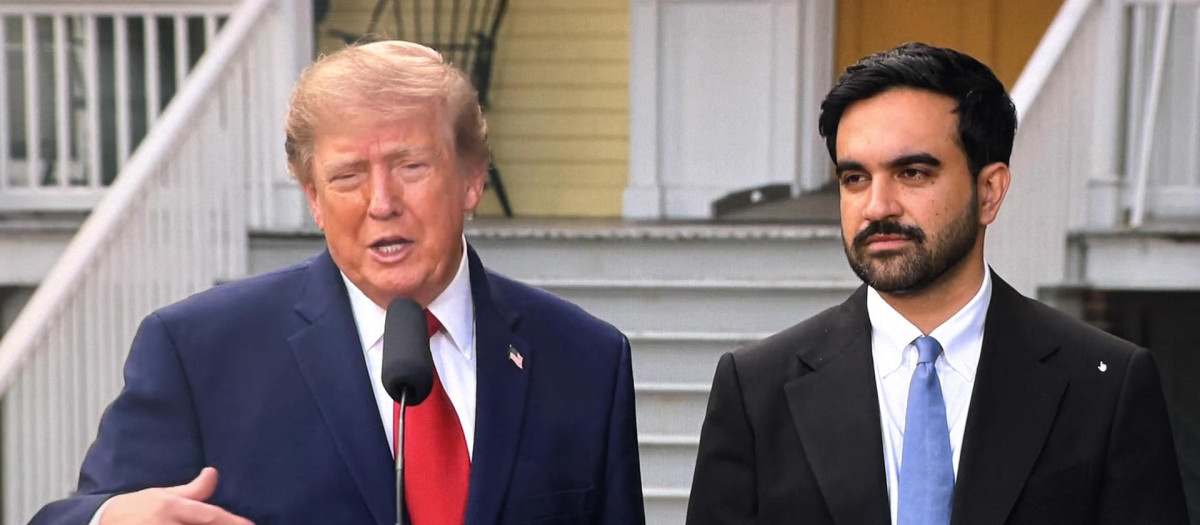 Donald Trump junto al alcalde de Nueva York, Zohran Mamdani