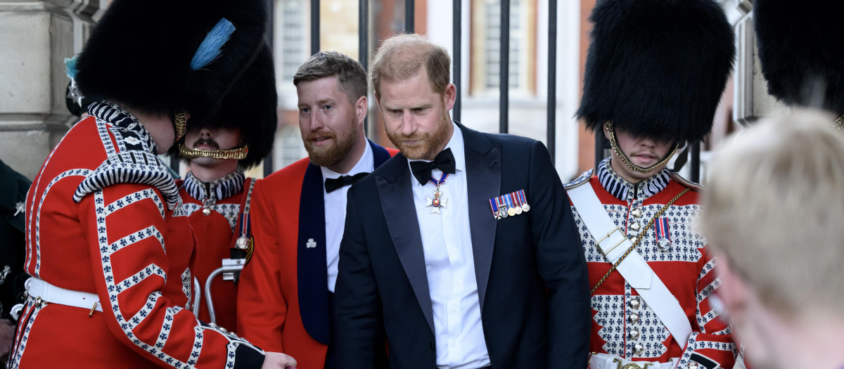 El Príncipe Harry en los Invictus Spirit Awards en el Old Royal Naval College de Londres