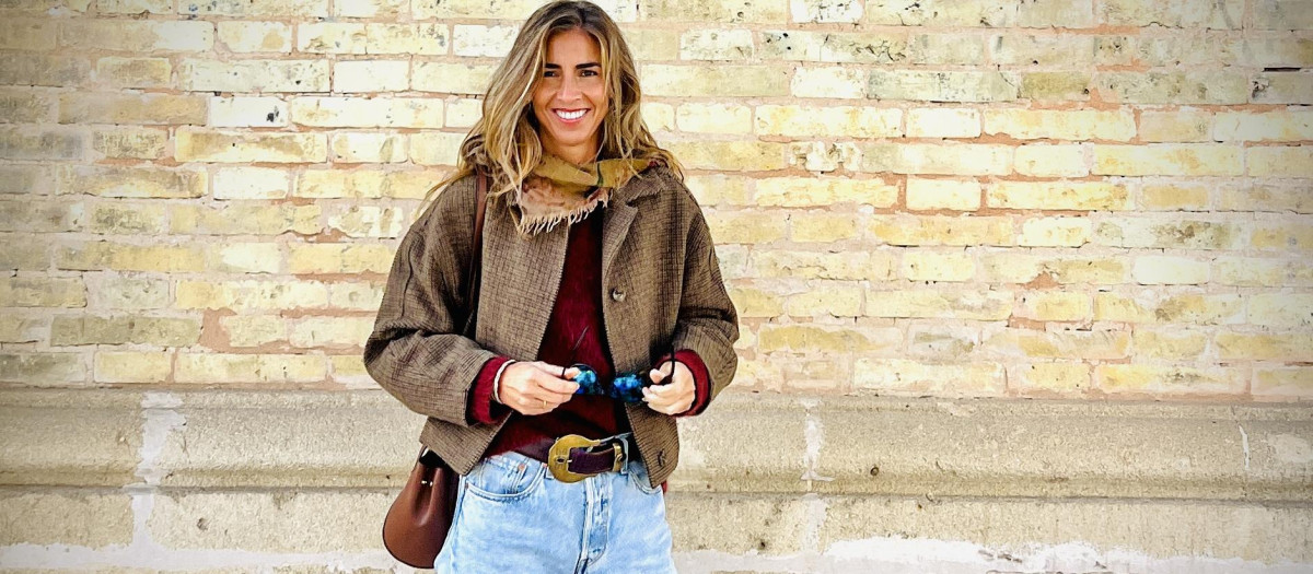 La autora, con los pantalones Levi's 501