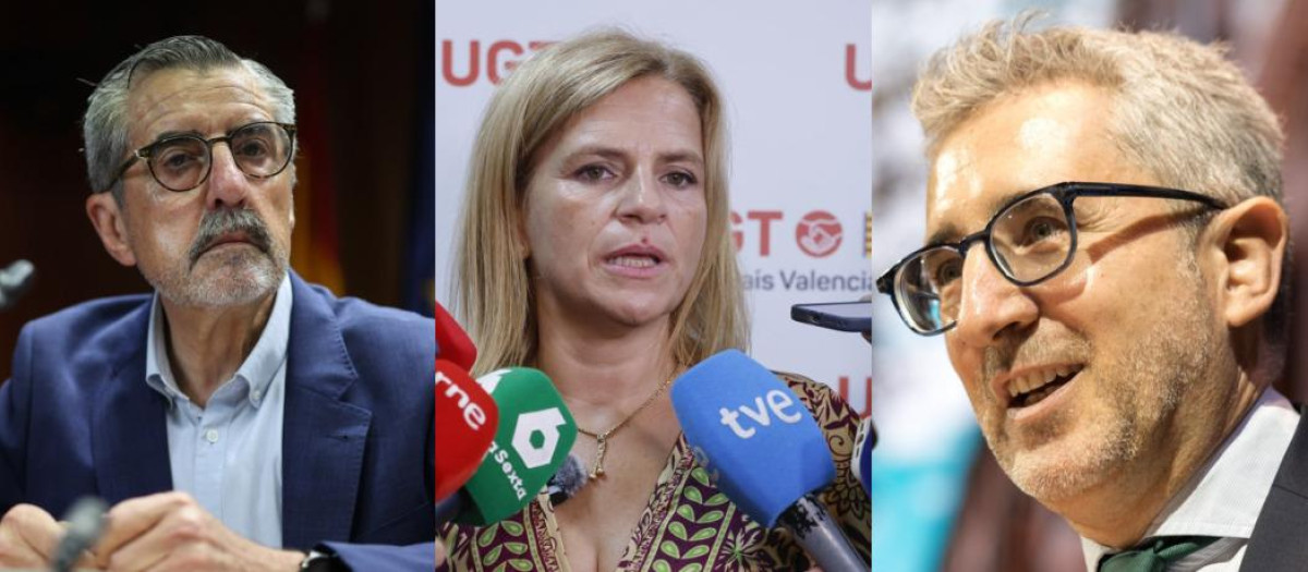 Diseño con imágenes de José María Ángel, Pilar Bernabé y Arcadi España