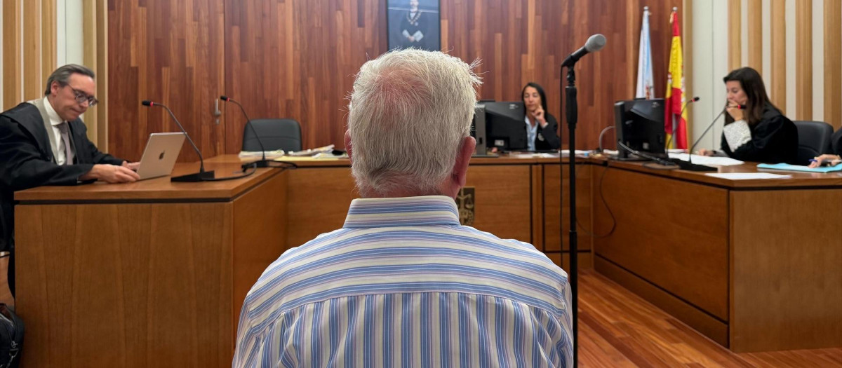 Imagen del octogenario durante el juicio