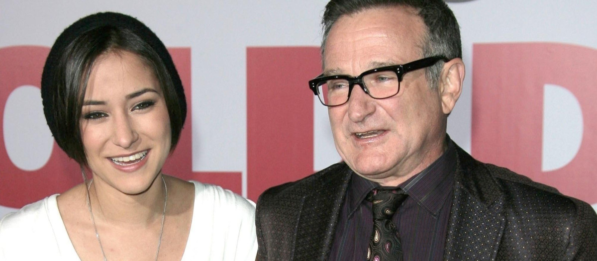 Robin Williams, junto a su hija Zelda