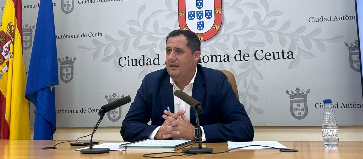 El portavoz del Gobierno de Ceuta, Alejandro Ramírez, en una imagen de archivo

EUROPA PRESS
26/5/2026