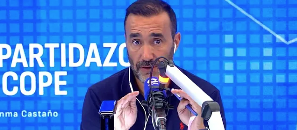 Juanma Castaño, en 'El Partidazo' de la Cadena COPE