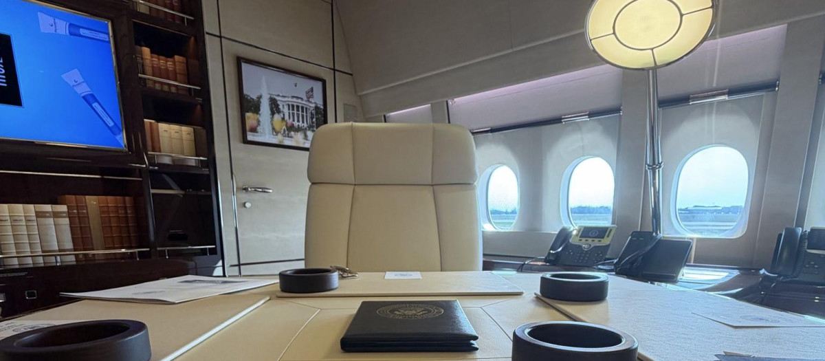Interior del nuevo Air Force One