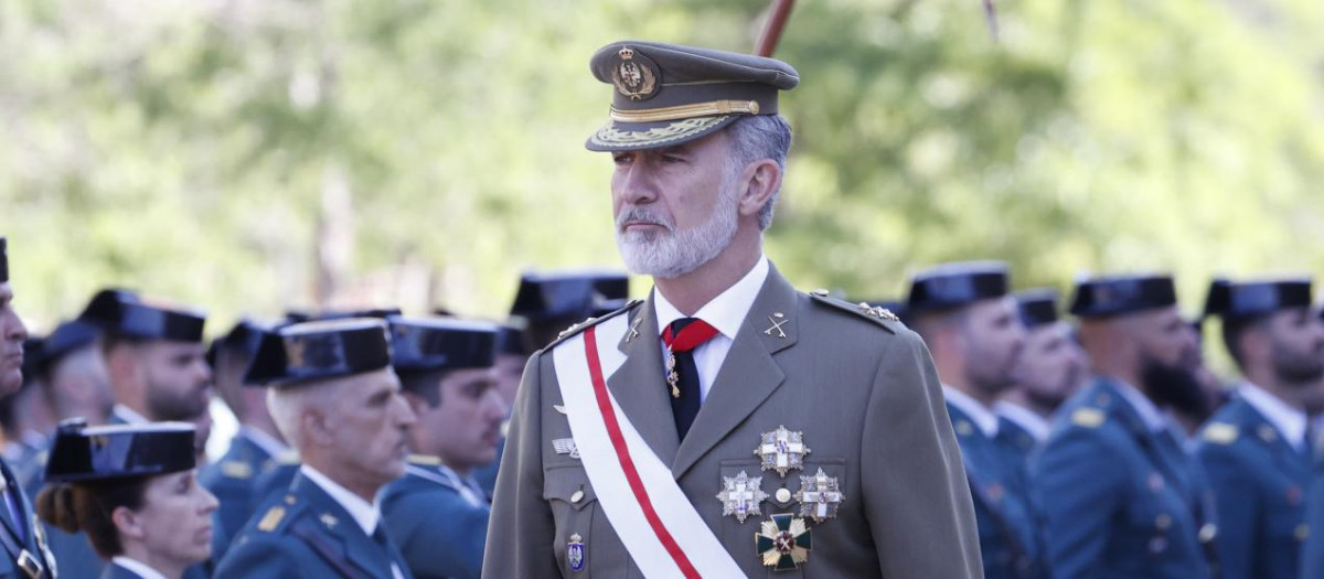 El Rey, el pasado julio en San Lorenzo de El Escorial