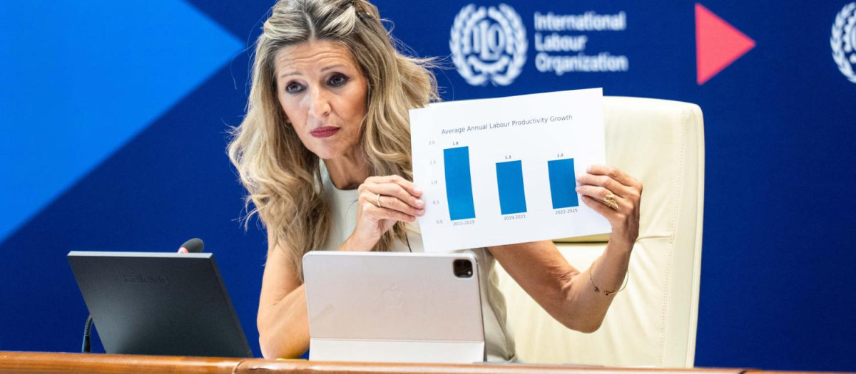La vicepresidenta segunda y ministra de Trabajo de España, Yolanda Díaz.