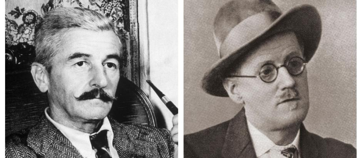 William Faulkner y James Joyce